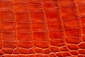 Orange leather texture