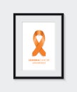 Leukemia cancer awareness Royalty Free Stock Photo