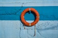 Orange Life buoy Royalty Free Stock Photo