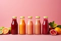 Raw vegan drink bottle food healthy fresh health smoothie organic fruit diet juice Royalty Free Stock Photo