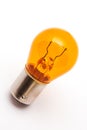Orange light bulb Royalty Free Stock Photo