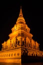 Great pagoda at dark night