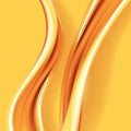 Orange liquid splash.Set. Juice background. Honey.Colored liquid. Vector illustration.