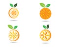 Orange symbol illustration