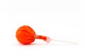 Orange Lollipop Royalty Free Stock Photo