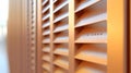 Orange Louvered Shutter Abstract Background Royalty Free Stock Photo