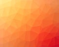 Orange low poly background