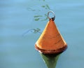 Orange Maritime Buoy Royalty Free Stock Photo