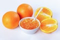 Orange marmalade, orange Royalty Free Stock Photo