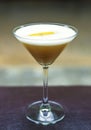 Orange martini alcoholic cocktail drink Royalty Free Stock Photo