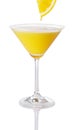 Orange Martini With Fresh Orange Juice