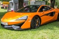 Orange McLaren 570S Side