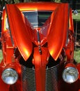 Orange Metallic Vintage Sedan