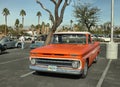 Orange Mid-Century Workman\'s Truck