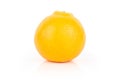 Orange minneola tangelo isolated on white Royalty Free Stock Photo