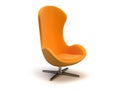 Orange modern chair