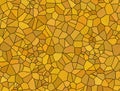 Orange mosaic tiles
