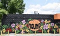 Orange Mound Mural Unfiltered, Memphis, TN Royalty Free Stock Photo