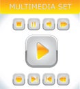 Orange multimedia set