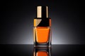 Orange nail polish bottle