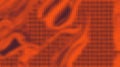 Orange and Navy Abstract Houndstooth Pattern Distortion Royalty Free Stock Photo