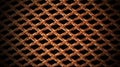 Orange net nylon fabric texture background for design. Royalty Free Stock Photo