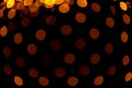 Orange night natural christmas bokeh