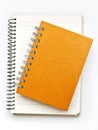 Orange Note book Royalty Free Stock Photo