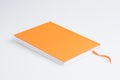 Orange note book Royalty Free Stock Photo