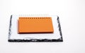 Orange notepad