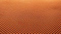 Orange nylon fabric pattern texture.