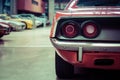 Oldtimer detail rear side Royalty Free Stock Photo