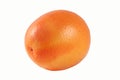 Orange one on white background Royalty Free Stock Photo