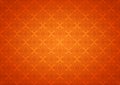 Orange oriental vintage background with Indo-Persian ornaments. Royal, luxurious wallpaper. Autumn vector illustration