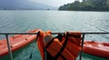 paddle boat excursion on chiao lan lake