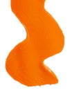 Orange paint streak