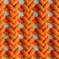 Orange Palette Knitted Fabric