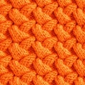 Orange Palette Knitted Fabric