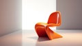 orange Panton chair Royalty Free Stock Photo