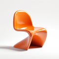 orange Panton chair Royalty Free Stock Photo