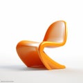 orange Panton chair Royalty Free Stock Photo