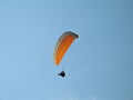 Orange Paraglide Royalty Free Stock Photo