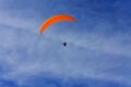Orange paraglide Royalty Free Stock Photo