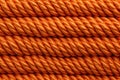 Orange Pattern Of Ropes Close Up Very Detailed Background