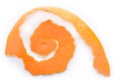 Orange peel Royalty Free Stock Photo