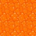 Orange peel seamless texture vector background Royalty Free Stock Photo