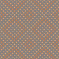 Orange with peel and orange slice seamless geometric pattern Royalty Free Stock Photo