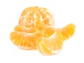 Orange peeled mandarin