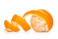 Orange peeled skin