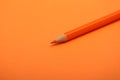 Orange pencil Royalty Free Stock Photo